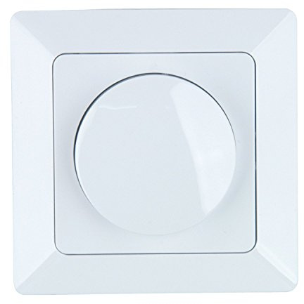 Regulador 20W a 300W Conmutador empotrable. Electro Dh 36.535/REG/C/B 8430552137855 Color Blanco