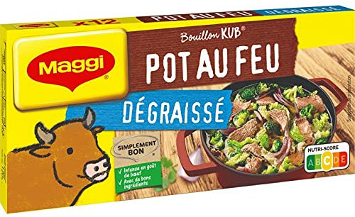 Maggi Bouillon kub pot-au-feu degraissé - Les 12 tablettes