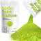 Hemway Glitter Paint Additive - Lime Green Holographic | Microfine Metallic Flakes for Adding Sparkle to Paints & Wood Varnish | Add to Emulsion, Acrylic & Latex for Indoor Sparkly Walls | 100 g