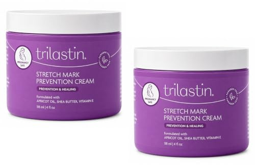 TriLASTIN – graviditetsförebyggande kräm (118 ml) – allergivänlig och parabenfri – bristningsmärke kräm