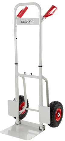 Magnacart Sackkarre MCH5 - Max. Last 120KG - Stahl - Private und Geschäftliche Nutzung - Zusammenklappbarer Transportwagen - Grau