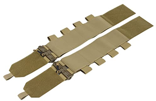 REYNEM Taktische Entfernung Weste Quick Release Schnalle Set Militär Universal Molle Elastische Kummerbund Taille Abdeckung Weste Ausrüstung (Color : 4AR DE)