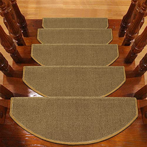 Stufenmatten Innen, 10er Set, Sicherheit & Antirutsch, Treppenteppich Kleine Stufen 65x24 cm, Rutschfester Stufenmatten Selbstklebend, Treppenstufen Teppich
