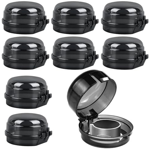 8 Stück Kindersicherung Herd Drehknöpfe,Herdknopf Kindersicherung,Herdschutzgitter,Herdknopf Kindersicherung,Herdschutz Knöpfe für Backöfen, Herde, Gasherde in der Küche,Küchensicherheit für Kinder