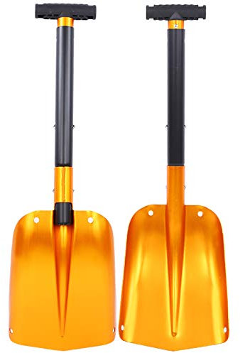 Pelle à Neige Pliante Multifonctionnelle en Aluminium pour L'extérieur - Outil Polyvalent d'escalade Et De Camping - Idéal pour la Neige, la Boue Et Les Situations d'urgence