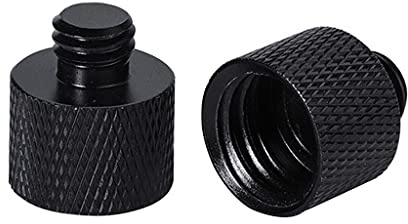 Microphone Stand Screw Adapter 5/8 Female To 1/4 3/8 Male Mount Cameras LCD Monitors On A Microphone Stand