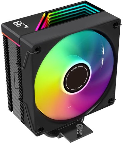TZMRIT KF420 DGT ARGB CPU Cooler with temperature display, for Intel LGA 1700/1200/115X/1851/1366/2011, for AMD AM4/AM5 (BK)