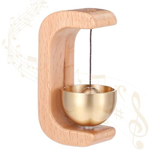 Hshenjhu Campanello Magnetico per Porta, Campanelli In Legno Massello In Rame Puro, Campanello per Apertura Porta Negozianti, Campanelli Decorativo per Animali Domestici, Frigorifero, Negozio, Case