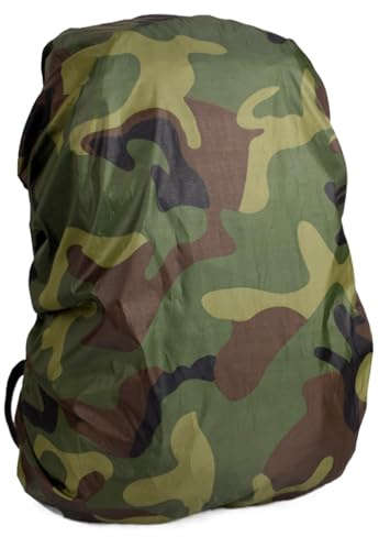 Housse de sac à dos imperméable, protecteur de pluie camouflage pour camping, cyclisme, randonnée, compacte et portable, protection robuste pour sacs, en tissu Oxford léger en plusieurs tailles