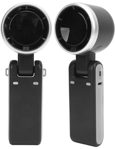 Sxhlseller Turbo de Fanático de la Mano, Ventilador Personal de Viento de 5 Engranajes con Potente Motor sin Escobillas, Ventiladores de Enfriamiento Portátiles Recargables de USB para (gris oscuro)