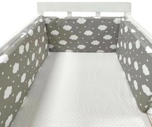 PTKG Barrera Cama NiñOs CojíN Barandilla de Seguridad para NiñOs Alfombra AnticolisióN ProteccióN Integral Almohadilla de Choque CojíN de Borde de AlgodóN Barandilla Blanda,01,300 * 30CM