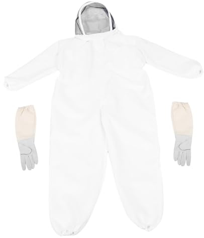 SUPVOX Forniture Per Apicoltura Abbigliamento Per Apicoltori Tuta Professionale Per Apicoltura Traspirante Giacca Per Apicoltore Con Cappuccio A Velo Tute