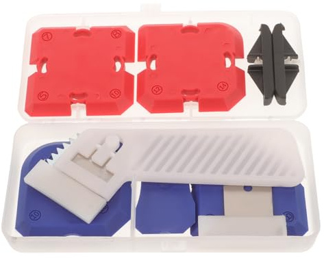 Levemolo Professionelles Silikon Dichtungswerkzeug Satz zum Verfugen und Glätten von Fliesenfugen Wiederverwendbar Vielseitig für Bad Küche Glas und Holz