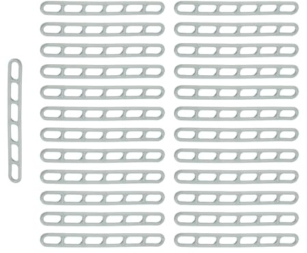 Ancoraggi in plastica per strutture ombreggianti Flessibilità a sei fori Fissaggio rapido Tenditori in plastica multiuso essenziali da giardino resistenti agli agenti atmosferici