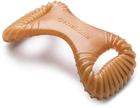 Benebone Dental per cani al gusto di pollo grande – Osso giocattolo per masticate energiche, prodotto negli Stati Uniti (nuovo design)
