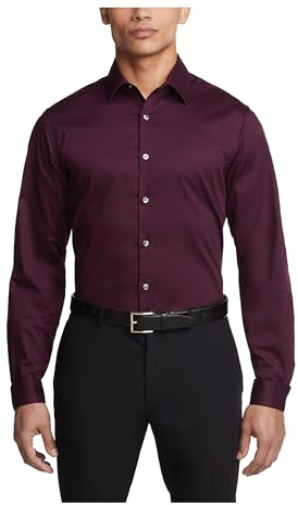 Van Heusen Men's Dress Shirt Slim Fit Flex Collar Stretch Solid