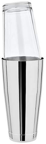 Coctelera Boston completa con vaso mezclador original - acero inoxidable - 28 oz.=828 ml.