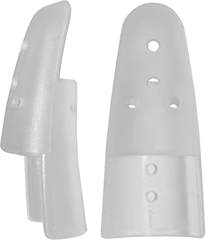 Rehabilitation Advantage Stax Finger Splints, Variety Pack of 8 Sizes (1 Each) Non-Adjustable Lightweight Plastic Finger Splints for Distal IP Joint Protection | Smooth, Durable, Comfortable Support