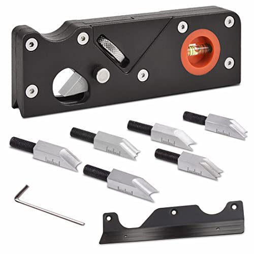 Hobel mit Fasenhobel, Eckhobel, Tischlerei, Handhobel für Holzbearbeitung, Fasenhobel, Holz, zum Anfasen und Schneiden von Holz (Planer7Cutter)