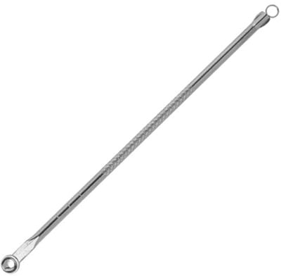 Acne rostfri nål Rostfritt stål Blackhead Comedone Acne Needle Remover Clip Pimple Spoon for ansikte Hudvård Pore Cleaner Needles Removal Tool Ansiktsvård Tool (Size : 3)