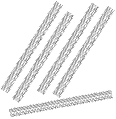 15 Pièces Tige Filetée M10: M10 x 100 mm, Acier Inoxydable, Tige Filetée Filetage, pour Construction, Fabrication Industrielle et Assemblage de Meubles