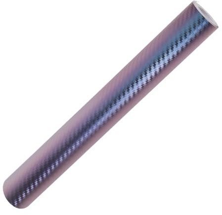 Garneck Pellicola Wrap in Fibra di Carbonio PVC 1 Rotolo per Auto