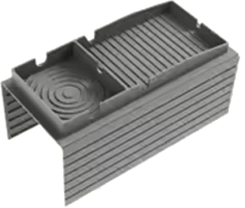 Hipzeepo Bandeja Portátil para Reposabrazos de Sofá, Gel de Sílice para Refrigerios, Portavasos y Bandeja para Reposabrazos de Sofá, Color Gris