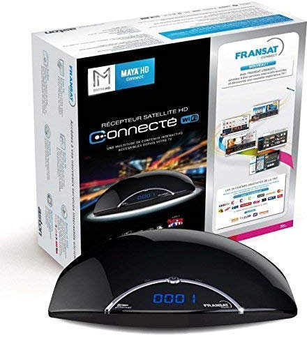 Aston Maya HD Fransat - Ricevitore TNT satellitare + scheda Fransat + HD / USB / HDMI / MPEG4 / Full HD / 1080p