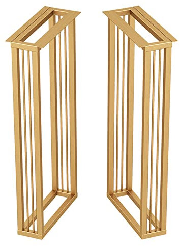 WORDFUN 2 Stück Metall Tischbeine DIY Für Esstische, Tischgestell Aus Stahl, Industrial Tischgestell Tischkufen, Esstischgestell, Möbelfüße Für DIY Esstisch, Schreibtisch, Couchtisch, Bank