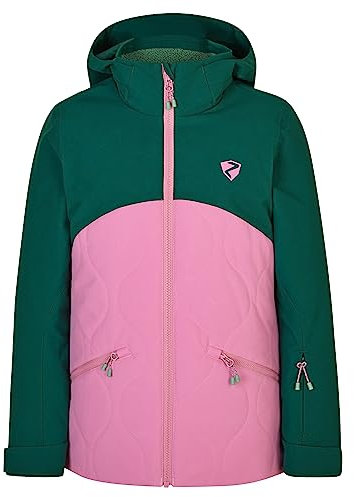 Ziener Ayla esquí, Chaqueta de Invierno, Impermeable, Cortavientos, cálida, Rosa Fucsia, 164 para Niñas