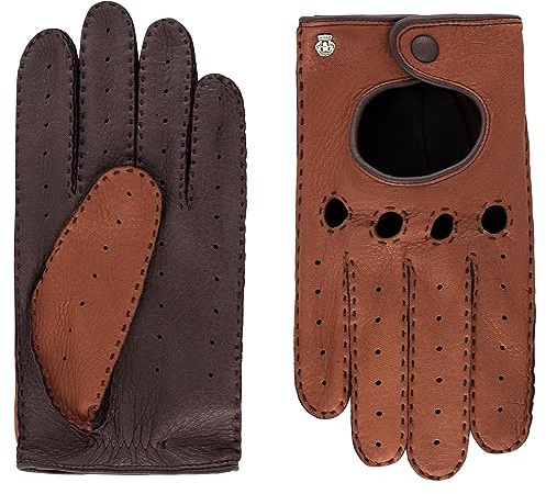 Roeckl Toronto Autofahrer Handschuhe, Saddle/Coffee, 9.5
