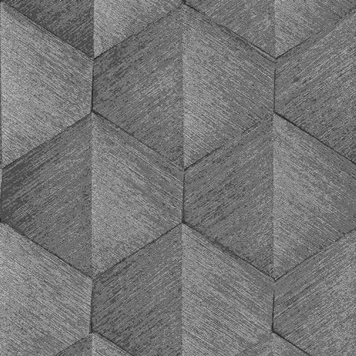 Erismann 10370-10 Fashion for Walls 4 Papier peint intissé Motif 0,53 x 10,05 m Gris Rouleau Tapisserie Salon Couloir Bureau Cuisine