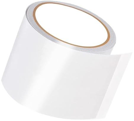 SquarezhenBo Tent Tape PVC Tarpaulin Repair Tape Transparent Tent Adhesive Tapes Repair Kit Repair for Truck Tarpaulin Awnings Pond Film Waterproof Sealing Tape 5 cm x 5 m Shelters and Accessories