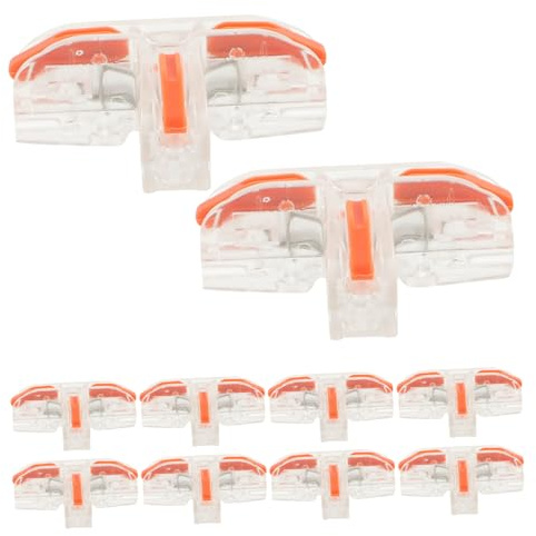 NIYANGLE Electrical Wire Connection Kit 10pcs T-type Quick Connectors Copper Wire Terminals