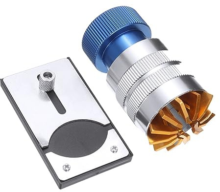 Qarmijaer Dissolvant de Cristal en Plastique, Ouvre-Lunette de Montre avec Ascenseur de Base, Dissolvant de Boîtier, Insertion de Verre de Montre, Retrait