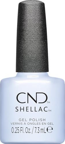 CND Shellac UV-Nagellack Fantasy Realm - Nr.481 hellblau metallic - Original CND - Gellack - Nageldesign - Queen Tessential collection