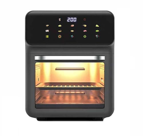 Blendra 16L Large Air Fryer Oven,1350W Air Fryer for family with 2 Baking sheets,15 Presets, LCD Touch,Preheat&Anti-scalding,Oil Free Healthy Cooking