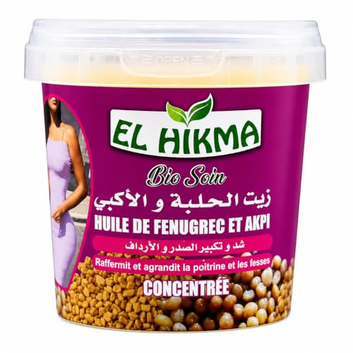 Fenugrec et Akpi Creme Beurre Soin Naturel pour Courbes, Hanches