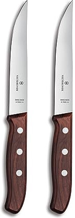 Victorinox Steakmesser-Set, Holz, Braun, 20 x 1 x 3.3 cm, 2-Einheiten