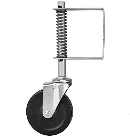 Gefederte Gummi-Torrad-Lenkrolle Mit Bremse Heavy Duty Flat Für Hohe Tragfähigkeit Bis 220 lbs - Hochwertige Lenkrolle Für Stabile Mobilität Bei Schweren Lasten