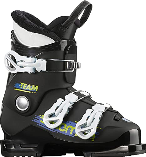 Salomon L41177800 Jungen Ski-Stiefel, Black/White, 36.5 EU