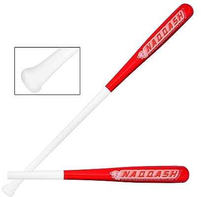 Baseballschläger aus Ahornholz, hervorragende Kontrolle für Trainer und größere Sweetspot und zusätzliche Reichweite und Distanz, Schläger für Außenfelder, 91,4 cm, 567 g Naqqash Sports