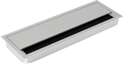 TecLines TKD007 Kabeldurchführung 110x320mm, Kabeldose, Bürstendichtung, für mehrere Kabel