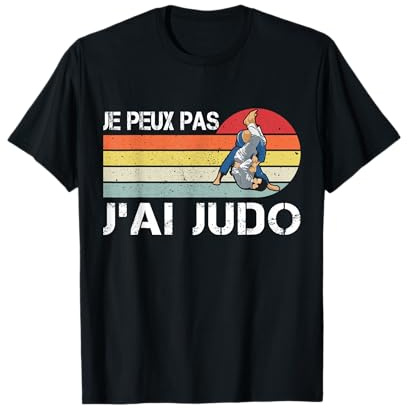 Je Peux Pas J'ai Judo Humour T-shirt Judoka Vintage Retro T-Shirt