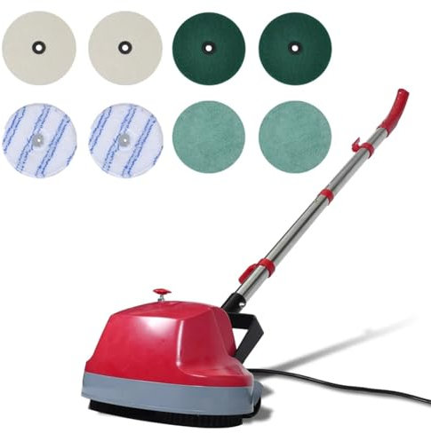 Gecheer Lucidatrice e pulitore per pavimenti a doppia testa 5 in 1