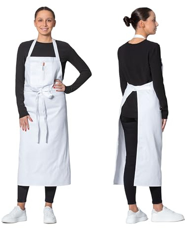 ZOLLNER Schürze mit Latz 65% Baumwolle, 35% Polyester, 575