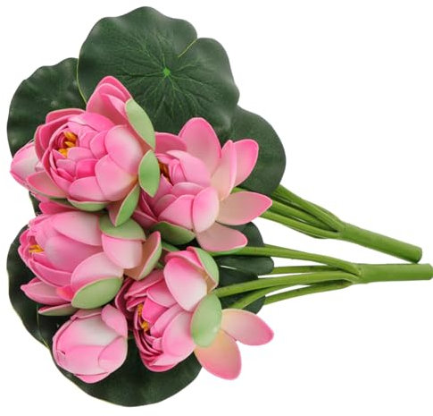 Alipis 2 Stück Künstliche Lilien Für Teiche Die Blumen Künstliche Blumen Alan Künstliche Blumenzweige Lotusblumen Zweige Hochzeitskleid Hortensien Kunsthandwerk Kunstschnee