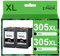 HALLOLUX 305XL Druckerpatronen Schwarz Kompatibel für HP 305 Schwarz mit Deskjet 2820e Patronen 2700 2710 2720e 2724 4120 4120e 4110 4110e Envy 6000 6020e 6032 6032e 6400 6420 6420e 6432 (2er-Pack)