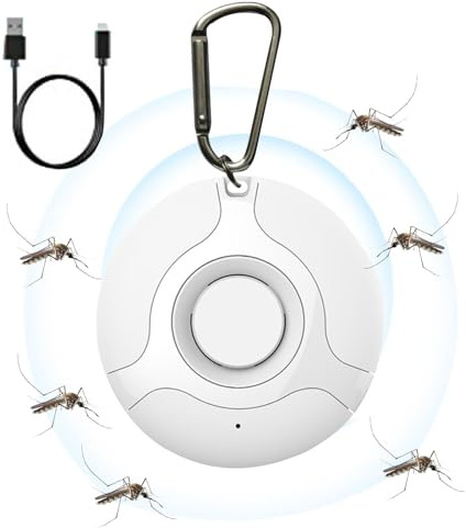 Loppavstötande - 5 V ultraljud lopp- och fästingavstötande medel för hundar | 100mAh utomhus myggavstötningsmedel, lopp- och fästingfri ultraljudsrepellent, bärbart avstötande medel