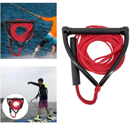 SHBHWS Wasserski Leine Wasserski-Seil, Wake-Surf-Seil, multifunktional, leicht, mit Griff, langlebiges Wakeboard-Seil for Wakeboard-Surfen, Knieboard Für Wassersport